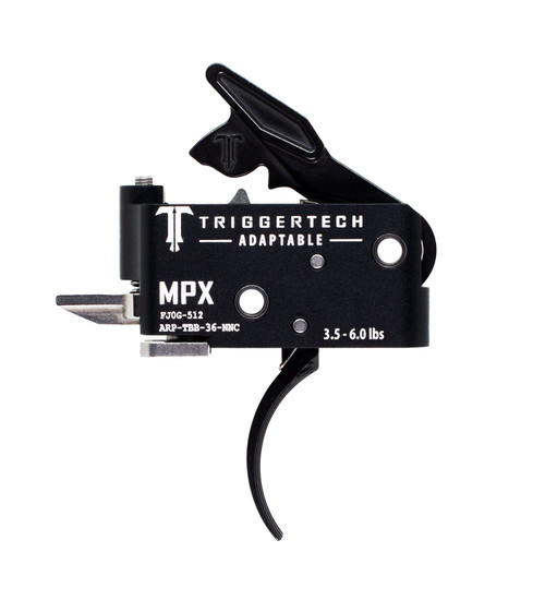 Triggertech Two-Stage Adaptable Curved Black (3-6 lb) SIG MPX Trigger