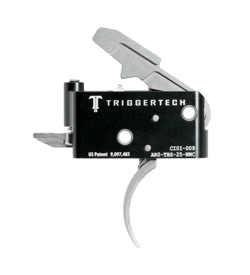 Triggertech Two-Stage Adaptable Curved Stainless (2.5-5 lb) AR-15 Trigger