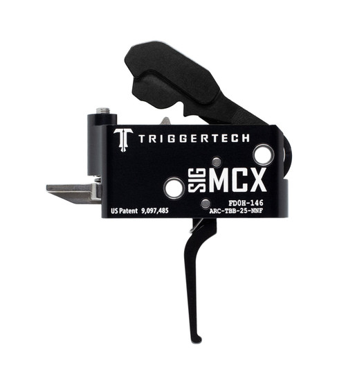 Triggertech Two-Stage Adaptable Flat Black (2.5-5 lb) SIG MCX Trigger