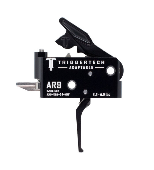 Triggertech Two-Stage Adaptable Flat Black (3-6 lb) AR-9 Trigger