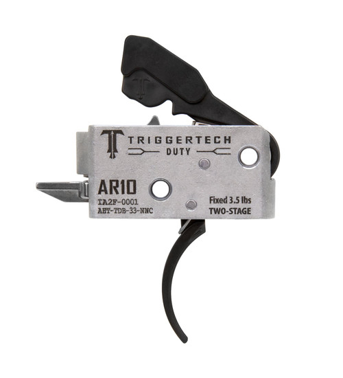 Triggertech Two-Stage Duty Curved Black (3.5 lb) AR-10 Trigger