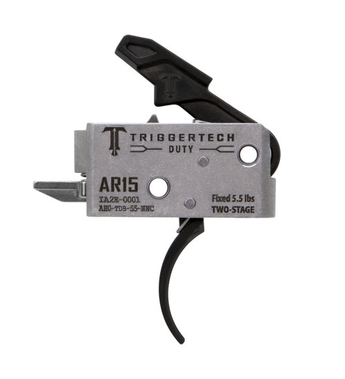 Triggertech Two-Stage Duty Curved Black (5.5 lb) AR-15 Trigger