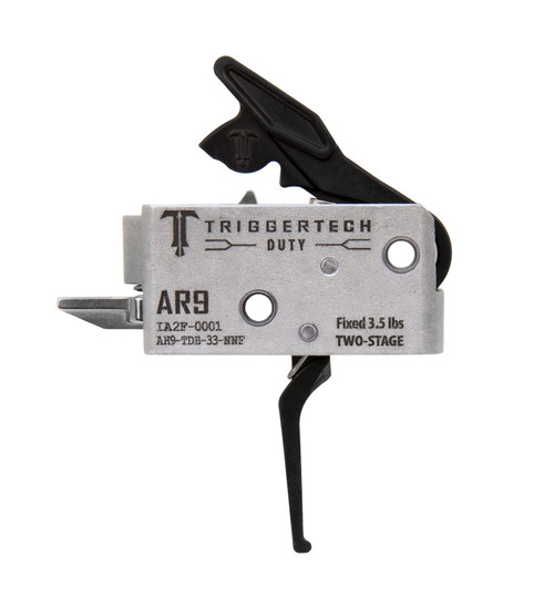 Triggertech Two-Stage Duty Flat Black (3.5 lb) AR-9 Trigger