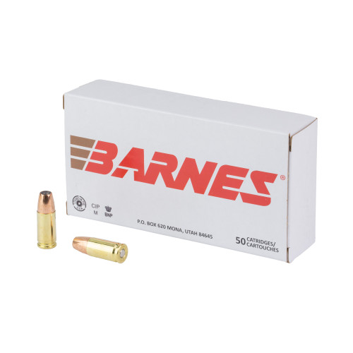 BARNES Defense JHP 9mm Luger 124gr Jacketed Hollow Point (JHP)