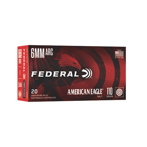 FEDERAL American Eagle 6mm ARC 110gr Total Metal Jacket (TMJ)