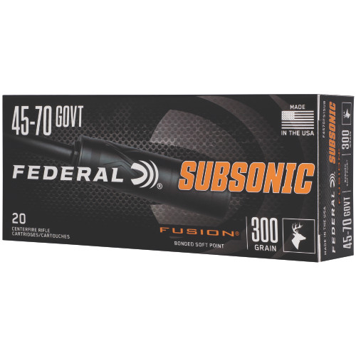 FEDERAL Fusion .45-70 Government 300gr Fusion Soft Point