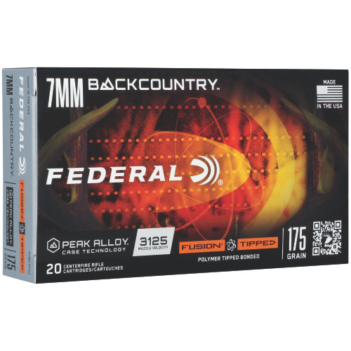 FEDERAL Fusion 7mm Backcountry 175gr Polymer Tip