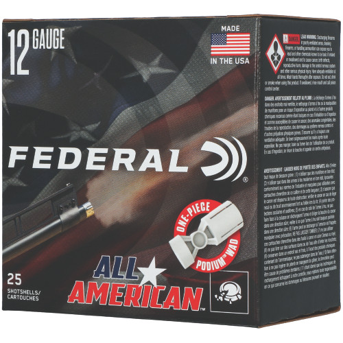 FEDERAL All American 12 Gauge 2.75" Birdshot 1200 fps