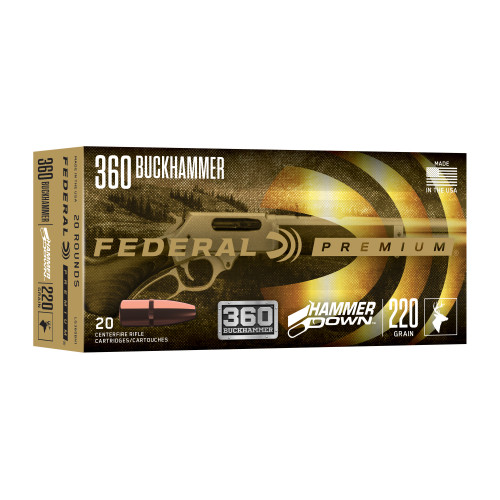 FEDERAL Hammer Down .360 Buckhammer 200gr Soft Point (SP)
