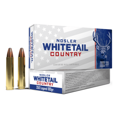 NOSLER Whitetail Country .350 Legend 180gr Straight-Wall
