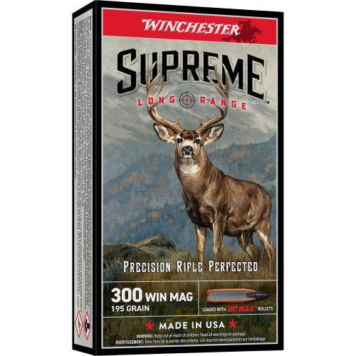 WINCHESTER AMMUNITION Supreme Long Range .300 Winchester Magnum 195gr