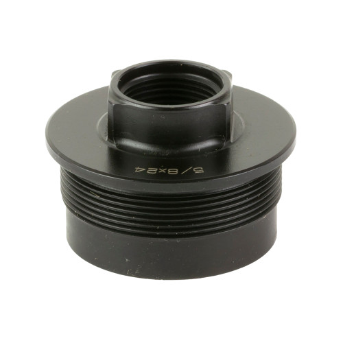 RUGGED SUPPRESSORS Universal Direct Thread Mount 5/8-24 Suppressor Adapter Black