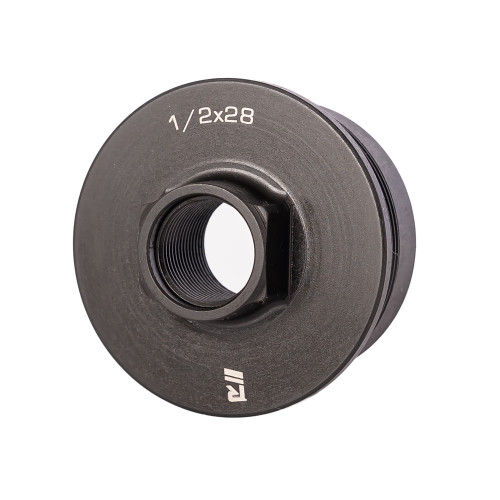 RUGGED SUPPRESSORS Universal Direct Thread Mount 1/2-28 Suppressor Adapter Black