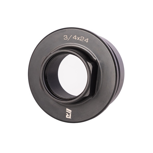 RUGGED SUPPRESSORS Universal Direct Thread Mount 3/4-24 Suppressor Adapter Black