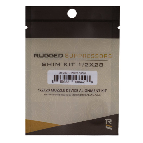 RUGGED SUPPRESSORS Shim Kit 1/2-28