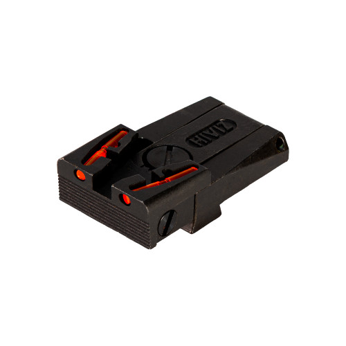 HI-VIZ Adjustable Glock except 42/43/MOS Black Iron Sight Rear