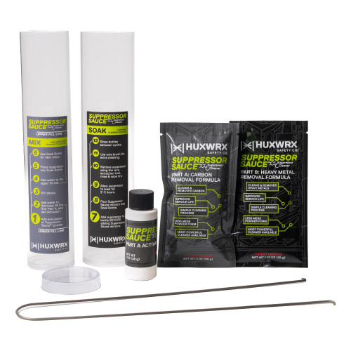HUXWRX SAFETY CO. Suppressor Sauce Cleaning Kit