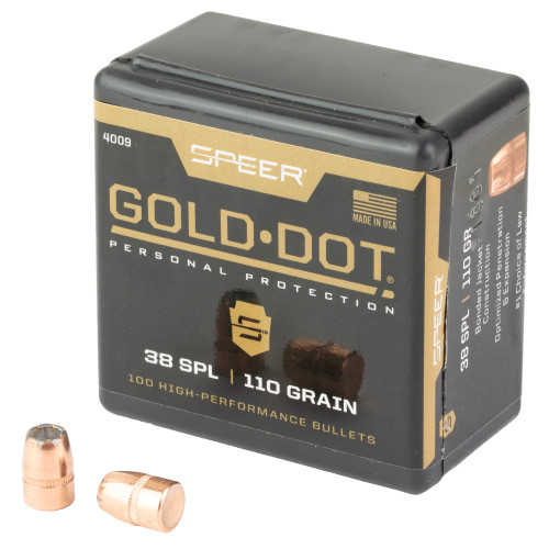 SPEER AMMUNITION .357 110 gr Speer Gold Dot Bullet (100ct)