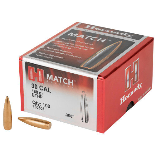 HORNADY .308 168 gr Bullet (100ct)