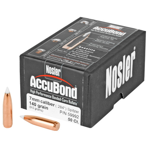 NOSLER .284 140 gr AccuBond Bullet (50ct)