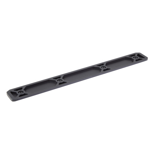 Warne Tactical ARCA Rail, Fits M-LOK, 12" Long, Matte Anodized Finish, Black