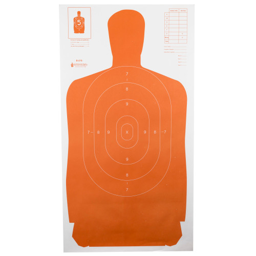 ACTION TARGET Standard Silhouette 24"x45" 100-Pack