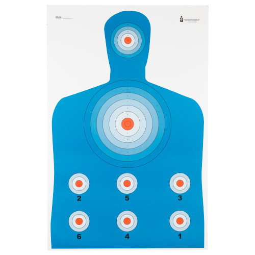 ACTION TARGET High Visibility Silhouette 23"x35" 100-Pack