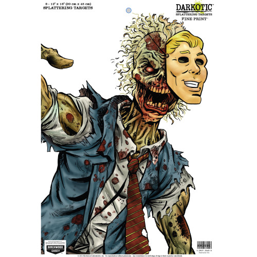 BIRCHWOOD CASEY Darkotic Zombie 12"x18"