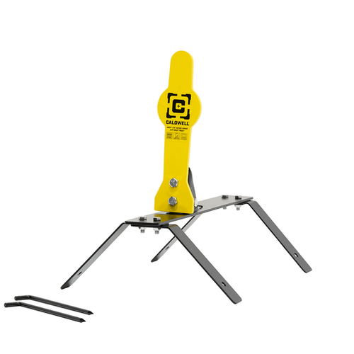 CALDWELL AR500 33% Pepper Popper, Steel Target, Yellow
