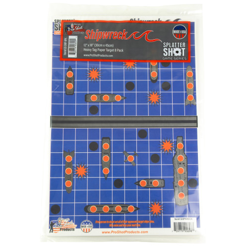 PRO-SHOT PRODUCTS Splatter Shot Splatter/Reactive 12x18" 8-Pack