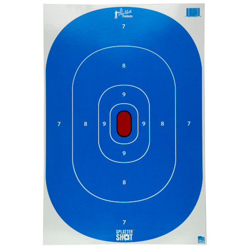 PRO-SHOT PRODUCTS Splatter Shot Silhouette 12x18" 8-Pack