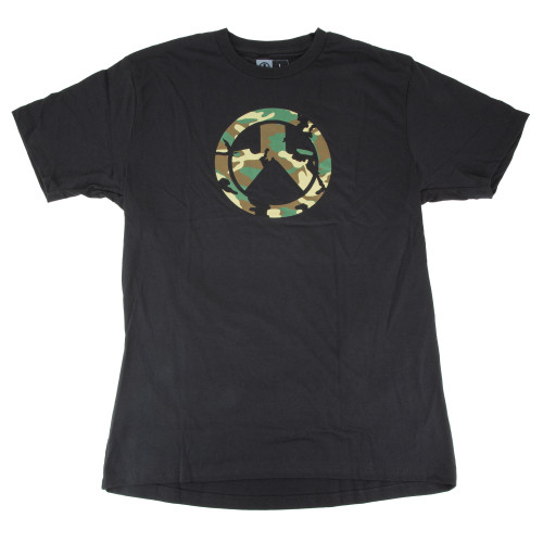 MAGPUL INDUSTRIES Woodlnd Cam Icon Tshrt Black L T-Shirt Men's