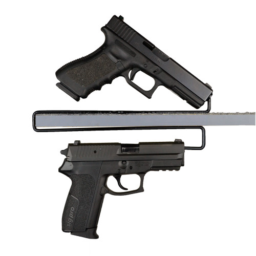 GUN STORAGE SOLUTIONS Gss Over Under Handgun Hangers 2Pk Shelf
