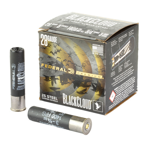 FEDERAL, FEDERAL PREMIUM, 28 GAUGE 3", #3 GR, STEEL SHOT, BOX (25), MFR P/N: PWBX285 3