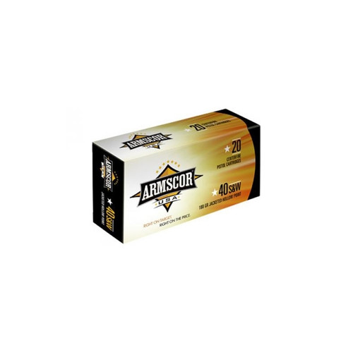 Armscor .40 S&W 180gr Jacketed Hollow Point (JHP)