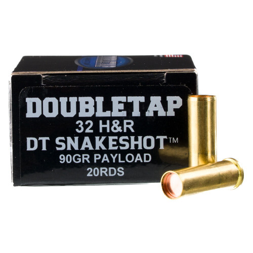 DoubleTap SnakeShot .32 H&R Magnum 90gr #9 Shot over Hardcast Full Wadcutter