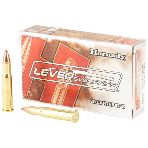 HORNADY, LEVEREVOLUTION, 30-30 WINCHESTER, 160 GR, FLEXTIP, BOX (20), MFR P/N: 82730