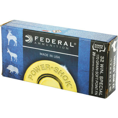 Federal Power-Shok .32 Winchester Special 170gr Jacketed Soft Point (JSP)