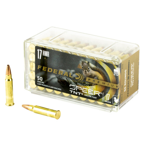 FEDERAL, FEDERAL PREMIUM, 17 HMR, 17 GR, TNT, BOX (50), MFR P/N: P770