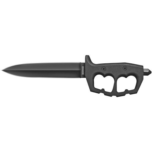 COLD STEEL, CHAOS DOUBLE EDGE, FIXED BLADE KNIFE, BLACK, MFR P/N: CS-80NTP