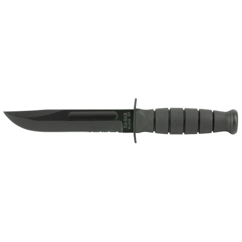 KA-BAR KNIVES, KA-BAR, FIXED BLADE KNIFE, 1095 CRO-VAN, BLACK, MFR P/N: 1257