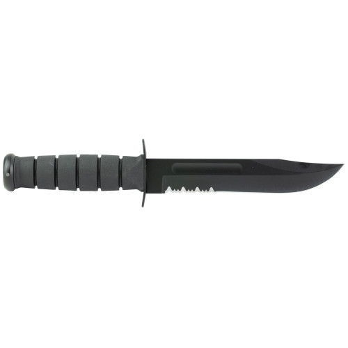 KA-BAR KNIVES, KA-BAR, FIXED BLADE KNIFE, 1095 CRO-VAN, BLACK, MFR P/N: 1214
