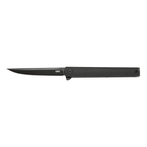 CRKT, CEO FLIPPER BLACKOUT, FOLDING KNIFE, 3.35" BLADE, MFR P/N: 7097K