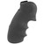 HOGUE, RUBBER GRIP S&W N FRAME ROUND BUTT BLACK, MFR P/N: 25000
