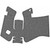 TALON, GRANULATE FITS GLOCK GENERATION BLACK, MFR P/N: 379G