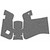 TALON, RUBBER FITS GLOCK GEN 5 19 MEDIUM BACKSTRAP BLACK, MFR P/N: 383R