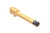FORTIS MANUFACTURING, GLOCK 19 MATCH GRADE BARREL NON-THREADED - TIN COATING (GOLD), MFR P/N: FM-G19-TIN