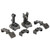 GRIFFIN ARMAMENT M2 Picatinny Rails Black Sight Set