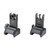 Ultradyne USA C2 Folding Combo Aperture Picatinny Black Sight Set