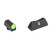 XS SIGHTS DXT2 Pro Glock 20/21/29/30/30S/37/41 Black Nitride Sight Set